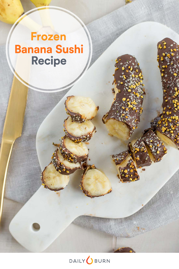 Frozen Banana Sushi Recipe, Chocoholic-Approved