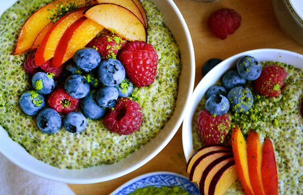 Whole 30 Recipes: Matcha Chia Seed Pudding Recipe
