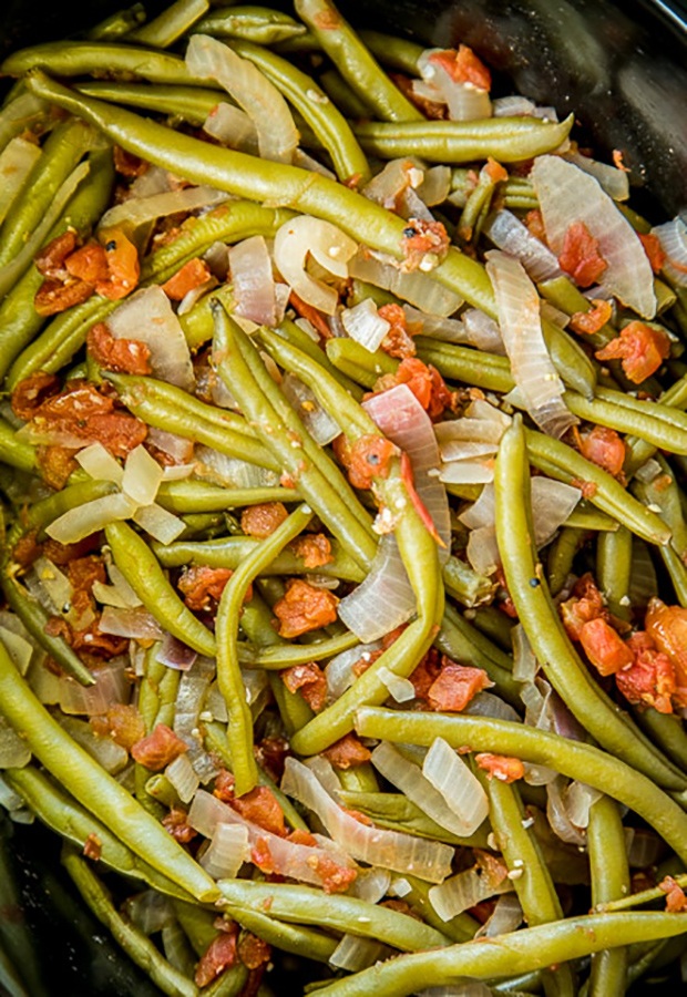 Green Bean Recipes: Slow Cooker Southern Green Beans