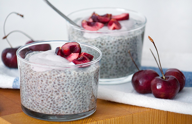 Cherry Chia Pudding Recipe