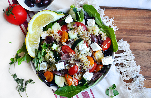 30-Minute Meals: Bulgur Greek Salad Recipe