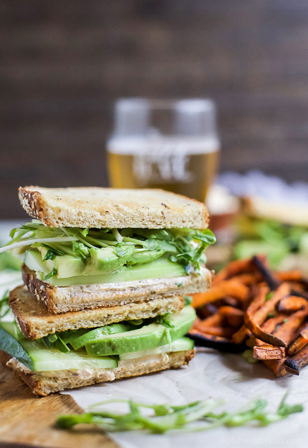 Quick and Healthy Lunch Ideas: Cucumber Avocado Sandwiches Recipe