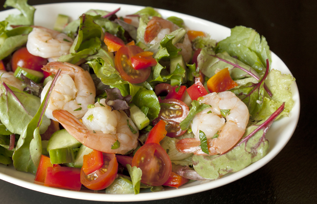 30-Minute Meals: Gazpacho Shrimp Salad