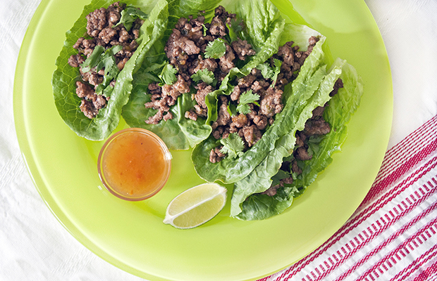 30-Minute Meals: Healthy Pork Lettuce Wraps