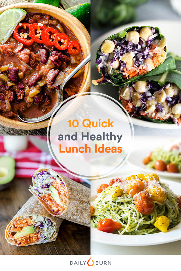 10 Quick and Healthy Lunch Ideas