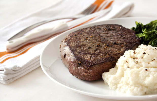 30-Minute Meals: Steak and Cauliflower Mashed Potatoes Recipe