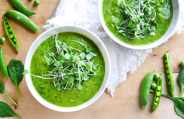 30-Minute Meals: Super Green Spring Soup Recipe