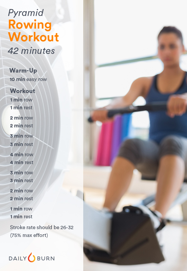 Rowing Machine Workouts: Pyramid Power