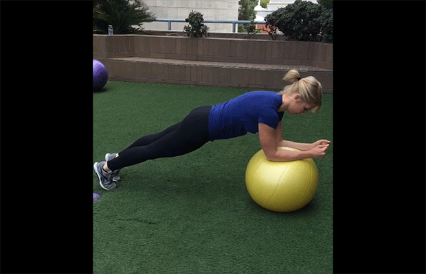 Stability Ball Roll-Out