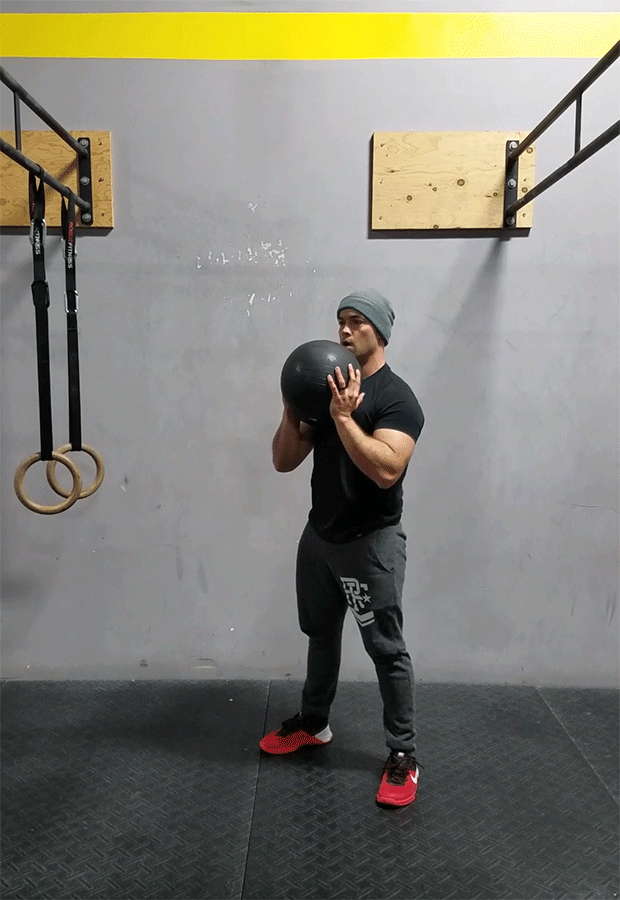Slam Ball Workout - Air Squats