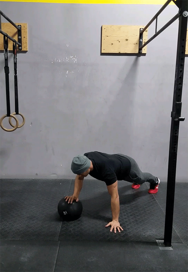Slam Ball Workout - Push-Ups