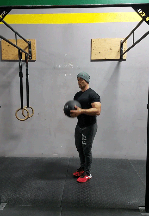 Slam Ball Workout - Toe Touches