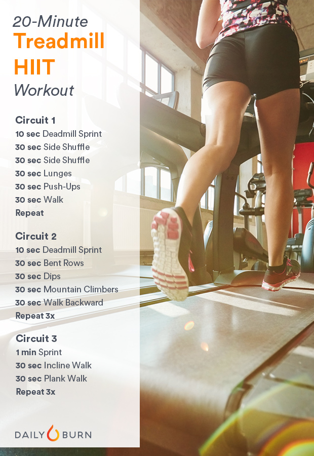 20-Minute Treadmill HIIT Workout