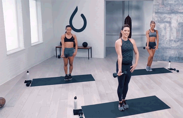 Workout Plan for Women: Rear Lunge Row